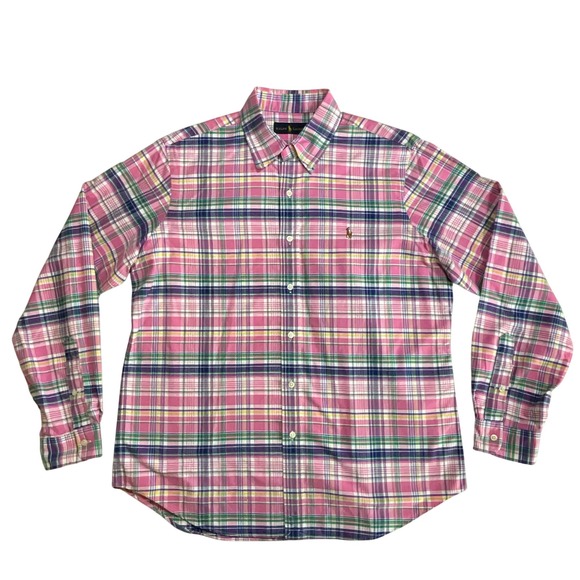 Ralph Lauren Other - Ralph Lauren Men's Plaid Button Down Shirt Long Sleeve Casual Top Size‎ L